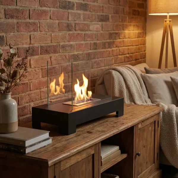 Durban Svart Modern Etanolkamin