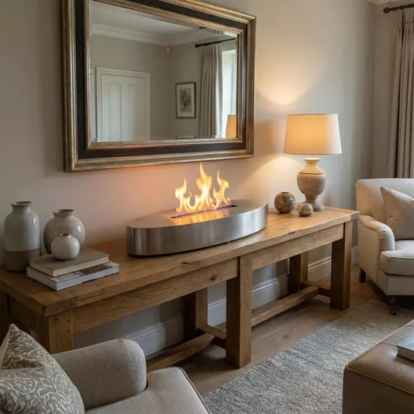 Cambridge Nomad Stor Bordskamin Rostfritt