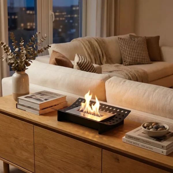 Ada XL Stor Bordskamin Svart