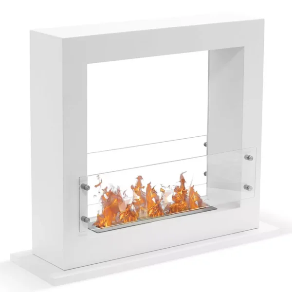 Zenith XL Stor Fyrkantig Etanolkamin Vit