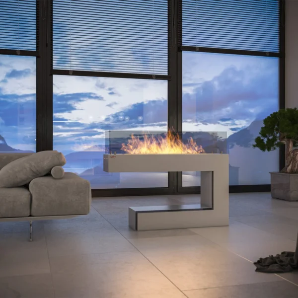 Spectrum Modern Fristående Etanolkamin Vit