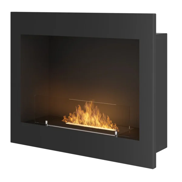 Frame 600 Svart Vägghängd Biospis Infire
