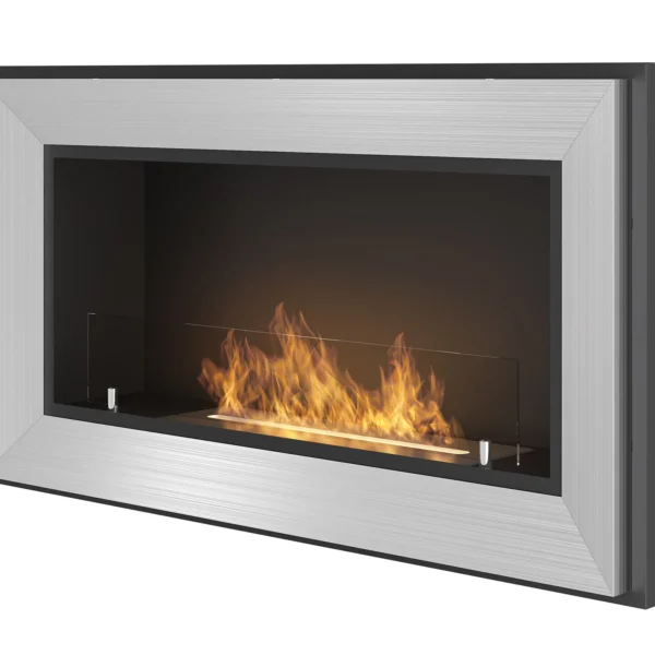Frame 900 Väggkamin Från Infire Rostfri