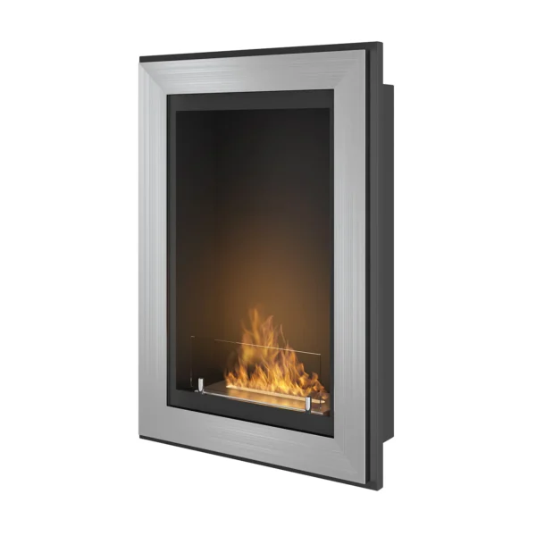 Frame 550 Vertikal Vägghängd Kamin Infire Rostfri